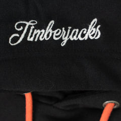 Hoodie Beaver Nero Recycled Cotton - timberjacks.store