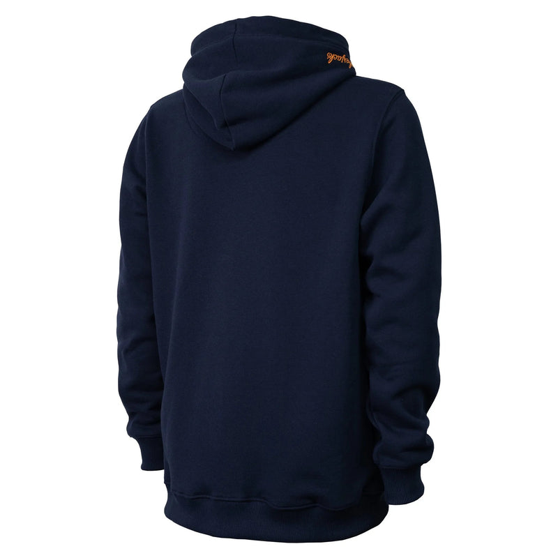 Hoodie Beef Beer BBQ Dark Navy Recycled Cotton - timberjacks.store