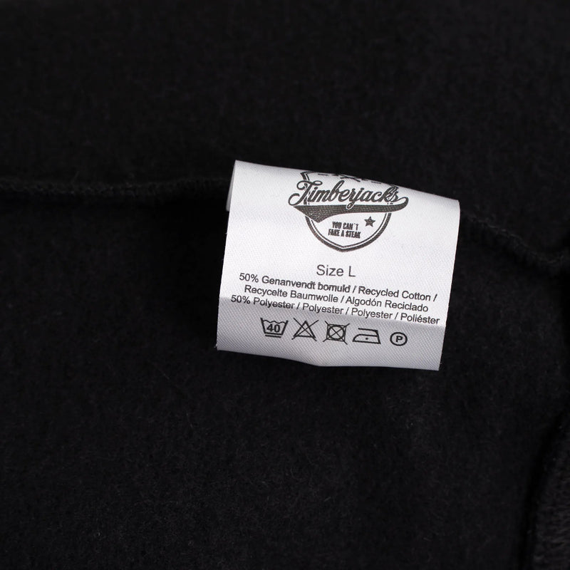 Hoodie Beef Beer BBQ Nero Recycled Cotton - timberjacks.store