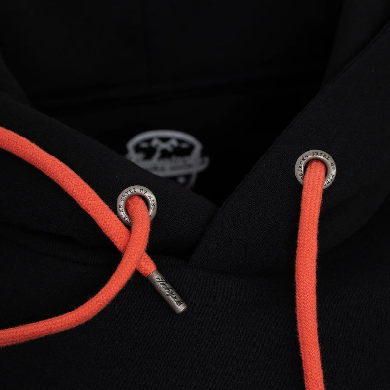 Hoodie Beef Beer BBQ Nero Recycled Cotton - timberjacks.store