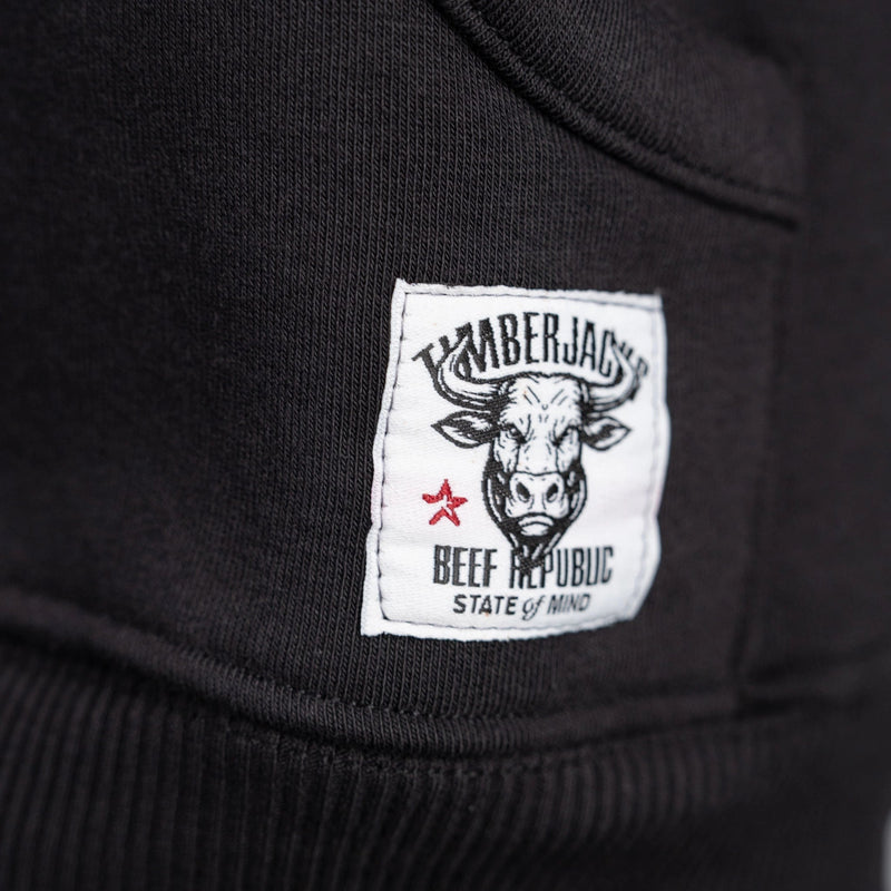 Hoodie Bull Black Onyx - timberjacks.store