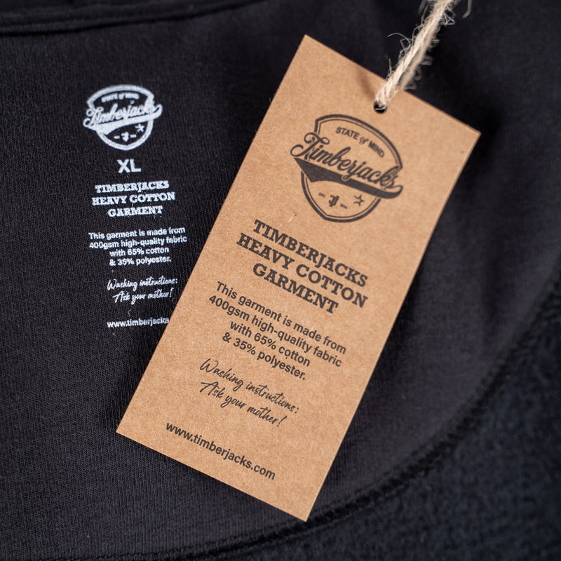 Hoodie Bull Black Onyx - timberjacks.store