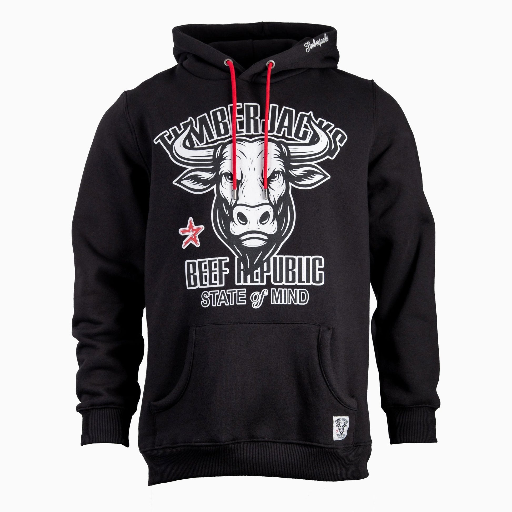 Hoodie Bull Black Onyx - timberjacks.store
