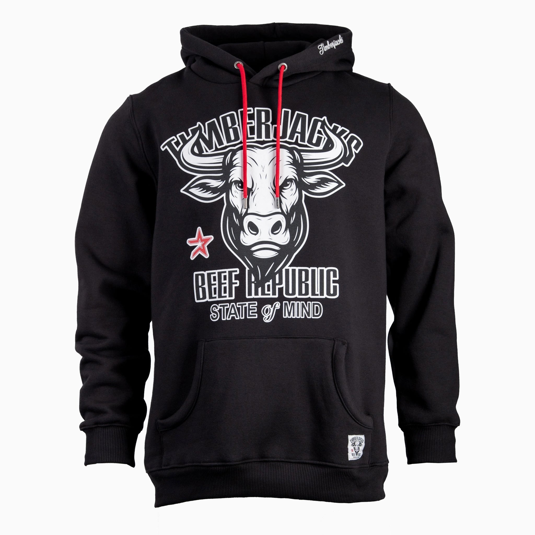 Hoodie Bull Black Onyx - timberjacks.store