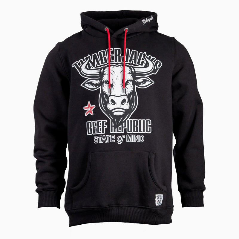 Hoodie Bull Black Onyx - timberjacks.store
