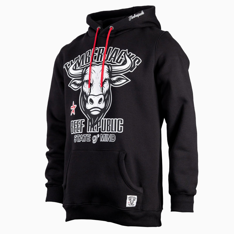 Hoodie Bull Black Onyx - timberjacks.store