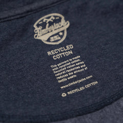 Hoodie Can´t Fake Indigo Recycled Cotton - timberjacks.store