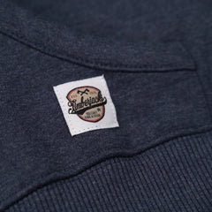 Hoodie Can´t Fake Indigo Recycled Cotton - timberjacks.store
