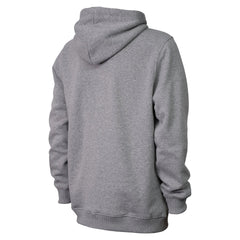 Hoodie Forest for the trees Ash Grey Red Recycled Cotton - timberjacks.store
