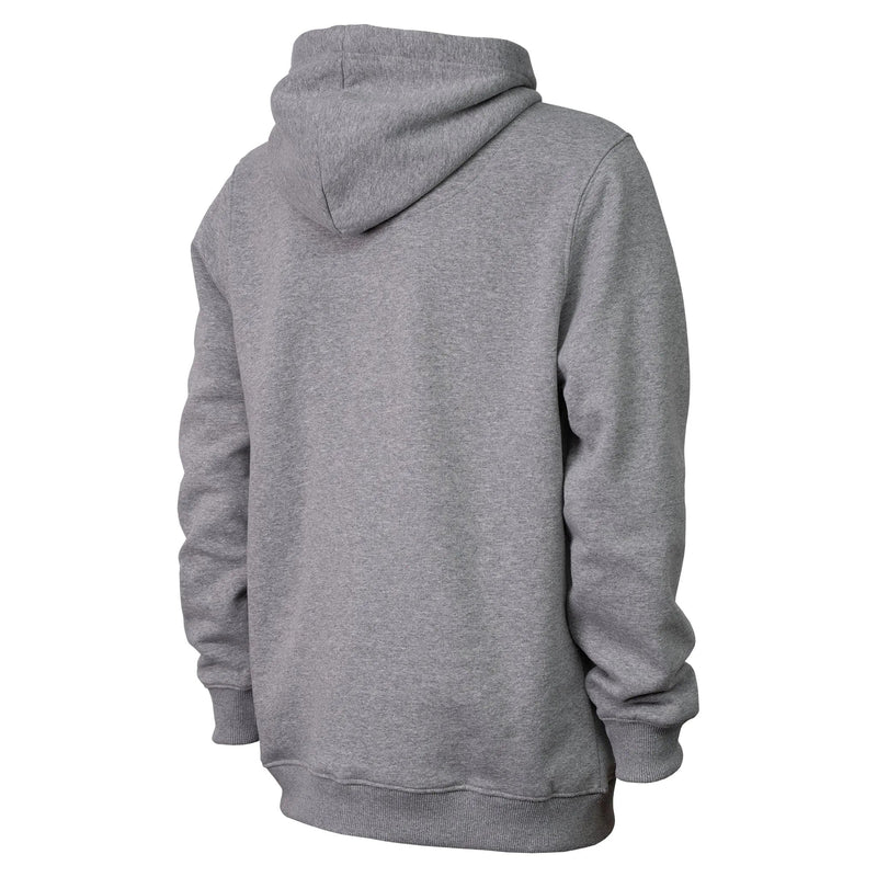 Hoodie Forest for the trees Ash Grey Red Recycled Cotton - timberjacks.store