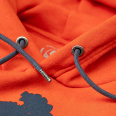 Hoodie Forest for the trees Orange Recycled Cotton - timberjacks.store