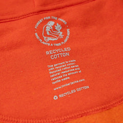 Hoodie Forest for the trees Orange Recycled Cotton - timberjacks.store