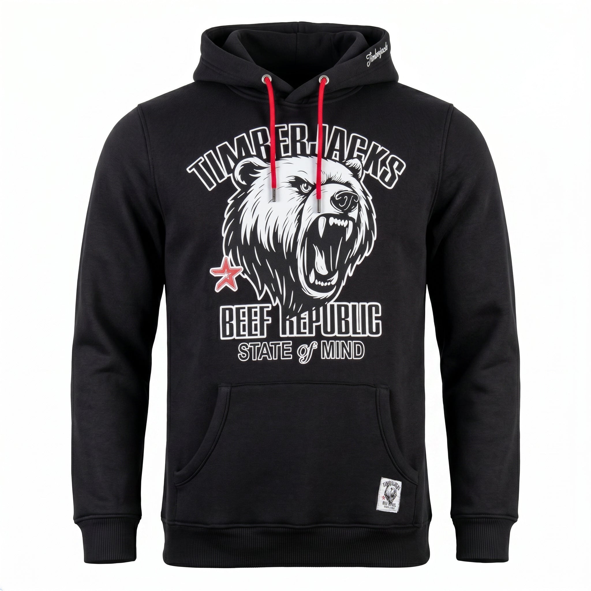 Hoodie Grizzly Black Onyx - timberjacks.store