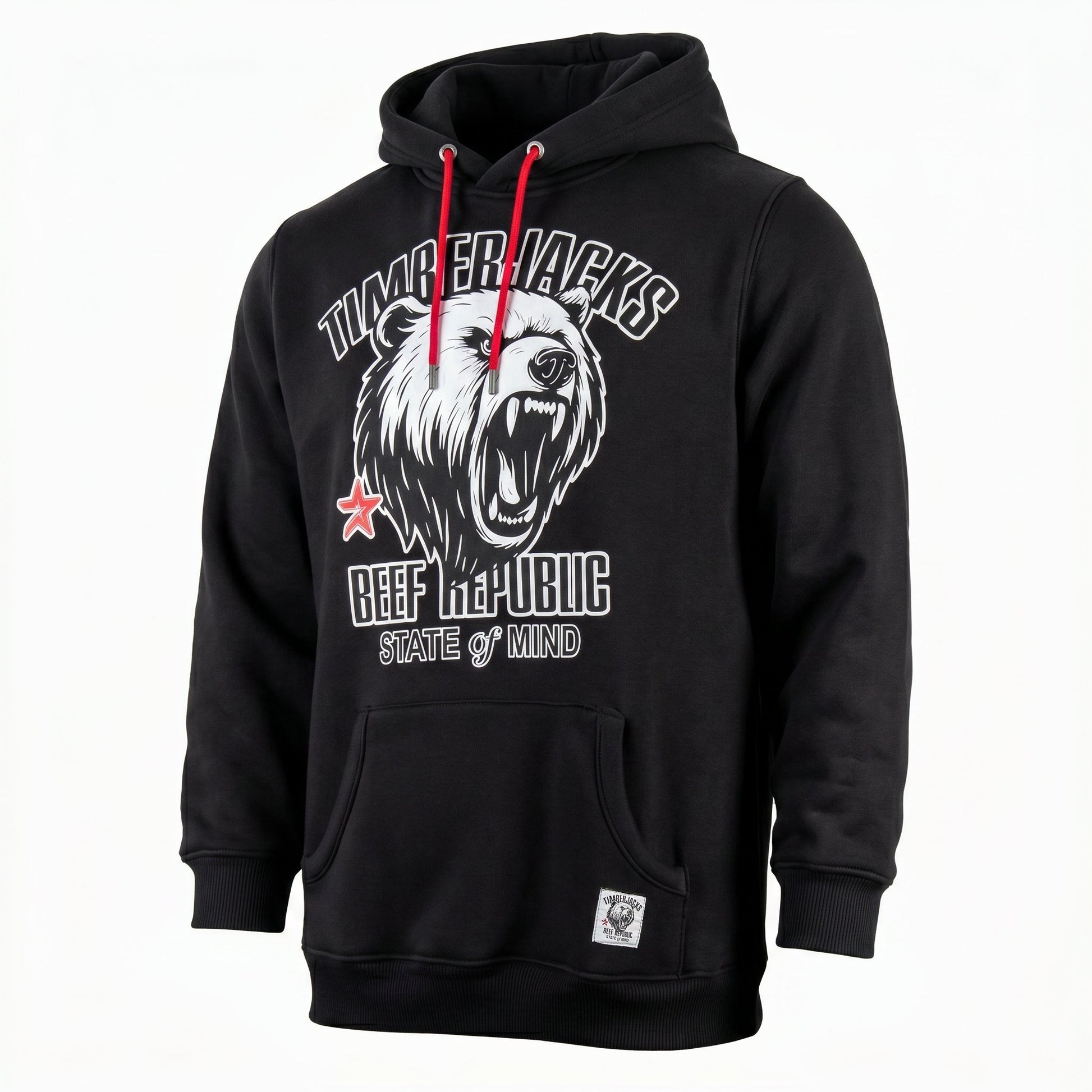 Hoodie Grizzly Black Onyx - timberjacks.store
