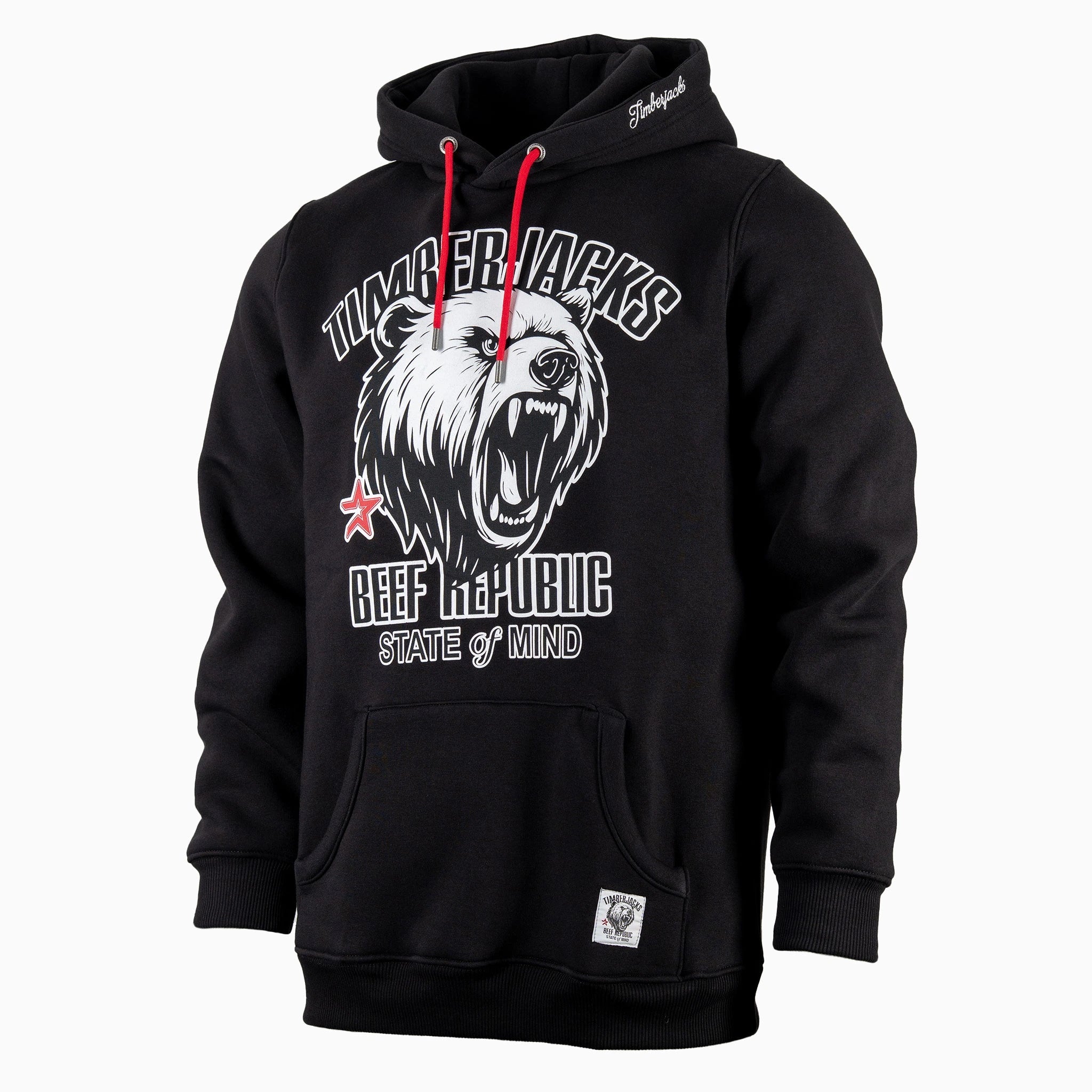 Hoodie Grizzly Black Onyx - timberjacks.store