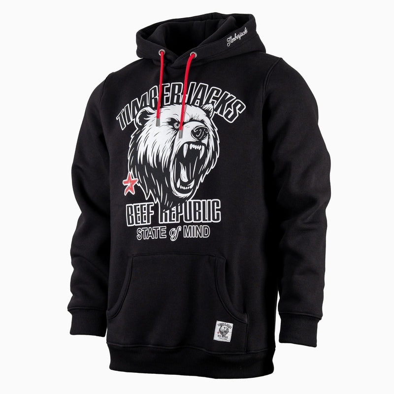 Hoodie Grizzly Black Onyx - timberjacks.store