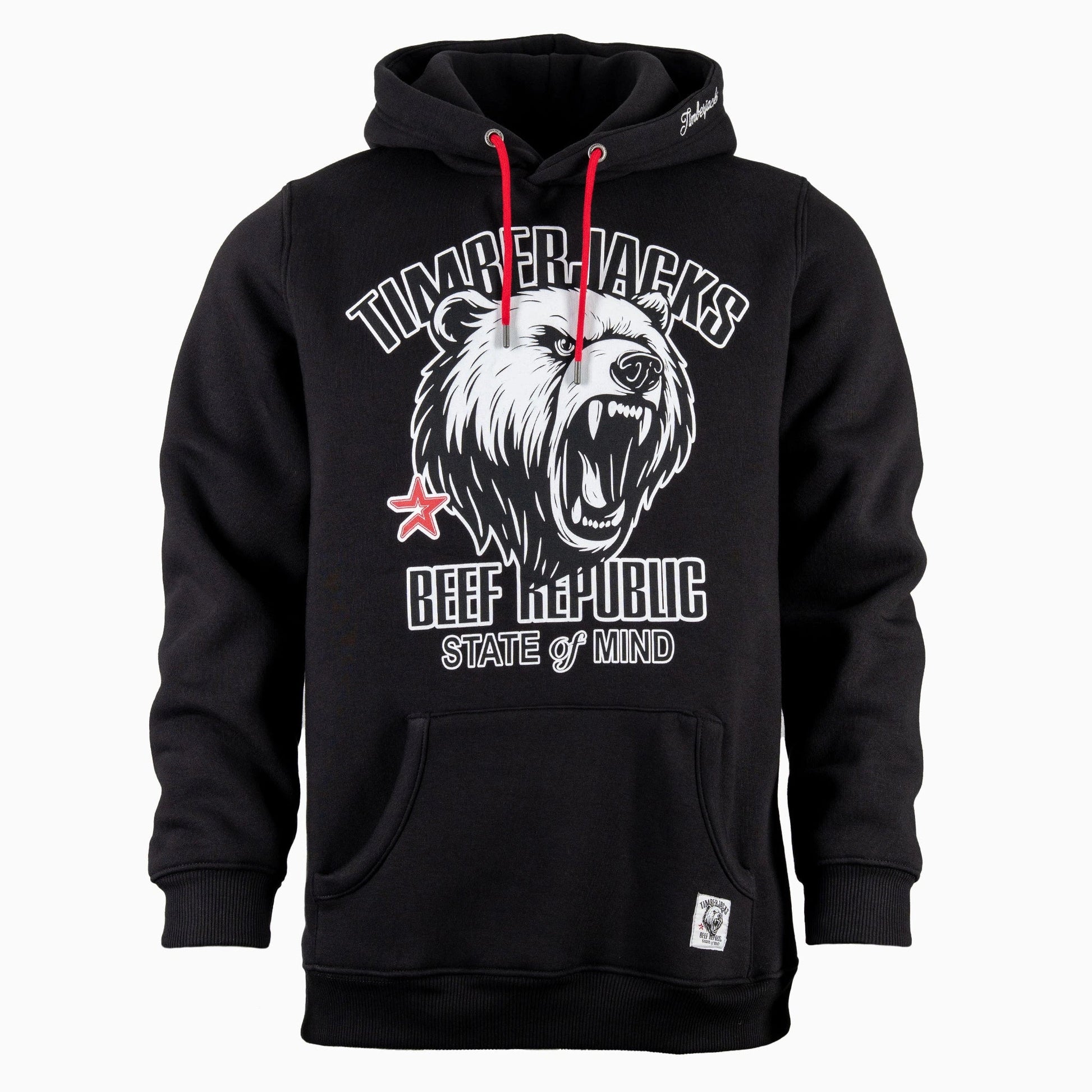 Hoodie Grizzly Black Onyx - timberjacks.store