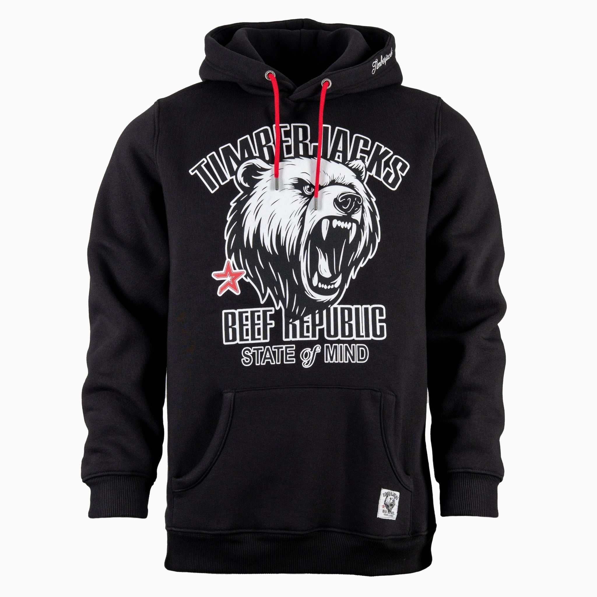 Hoodie Grizzly Black Onyx - timberjacks.store