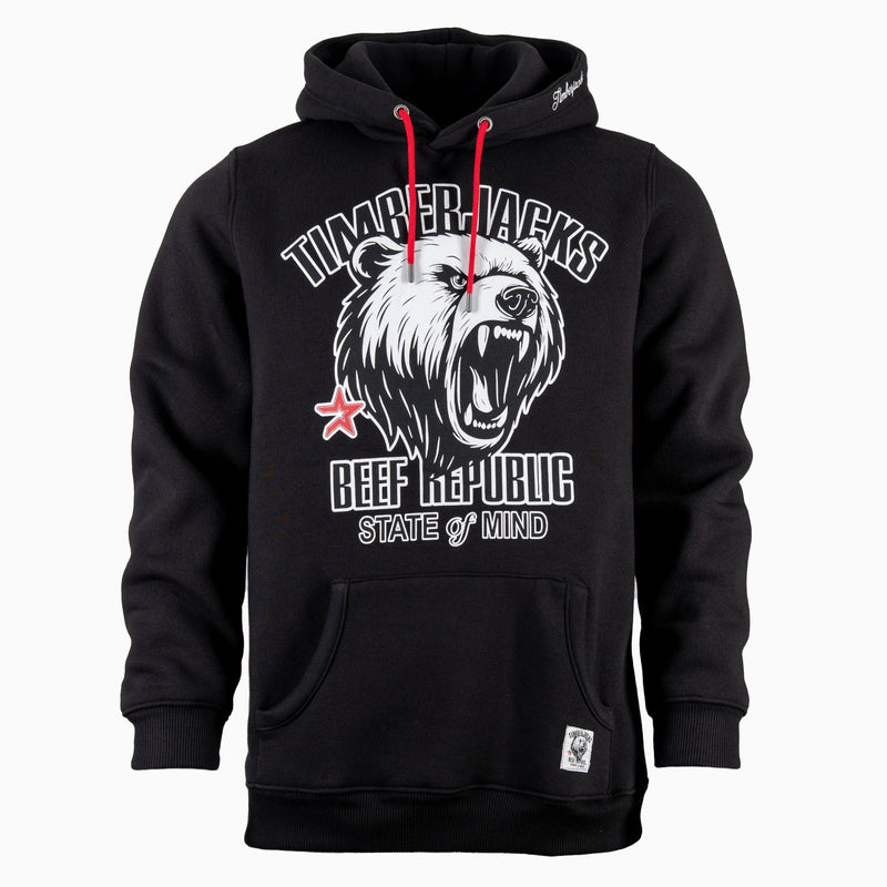 Hoodie Grizzly Black Onyx - timberjacks.store