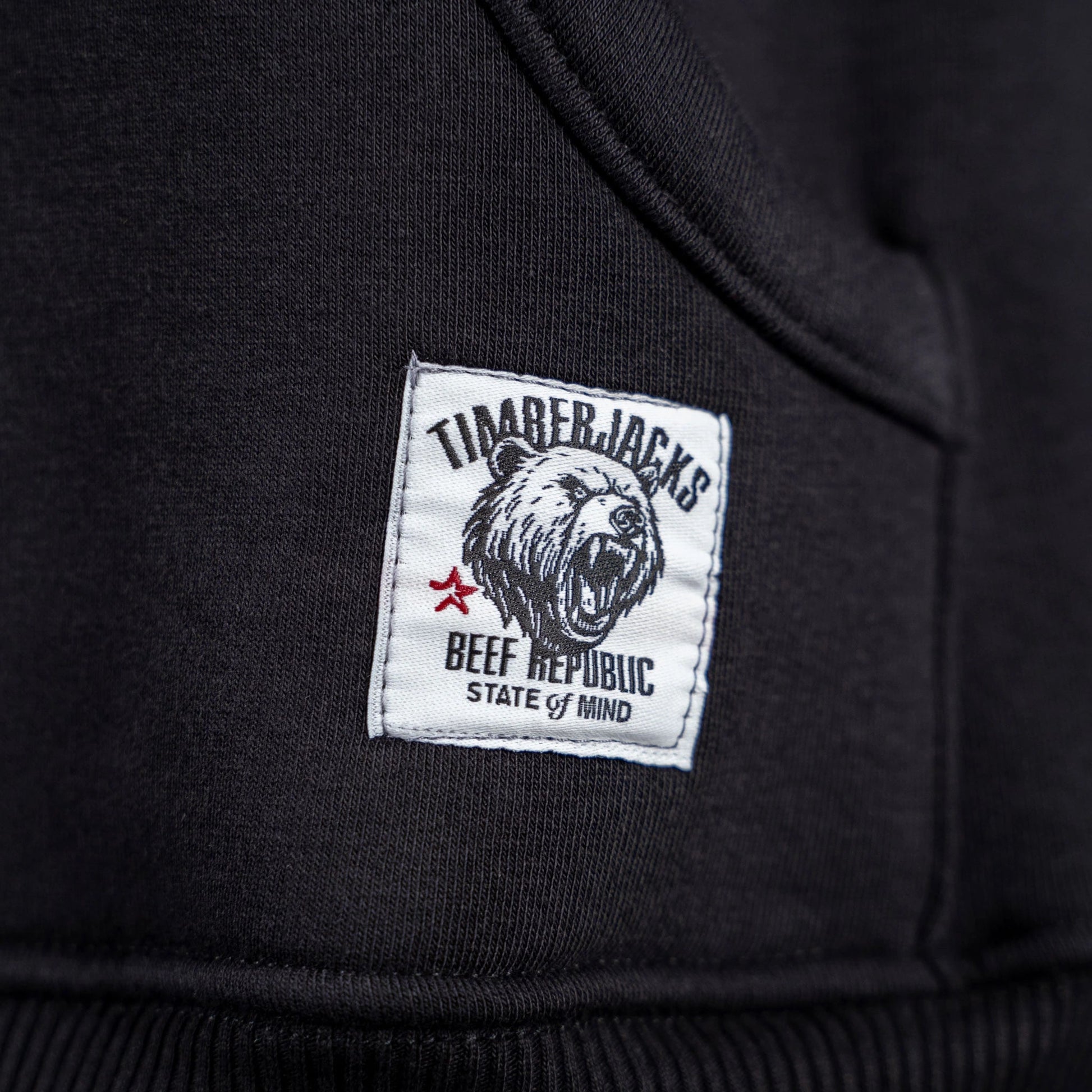 Hoodie Grizzly Black Onyx - timberjacks.store