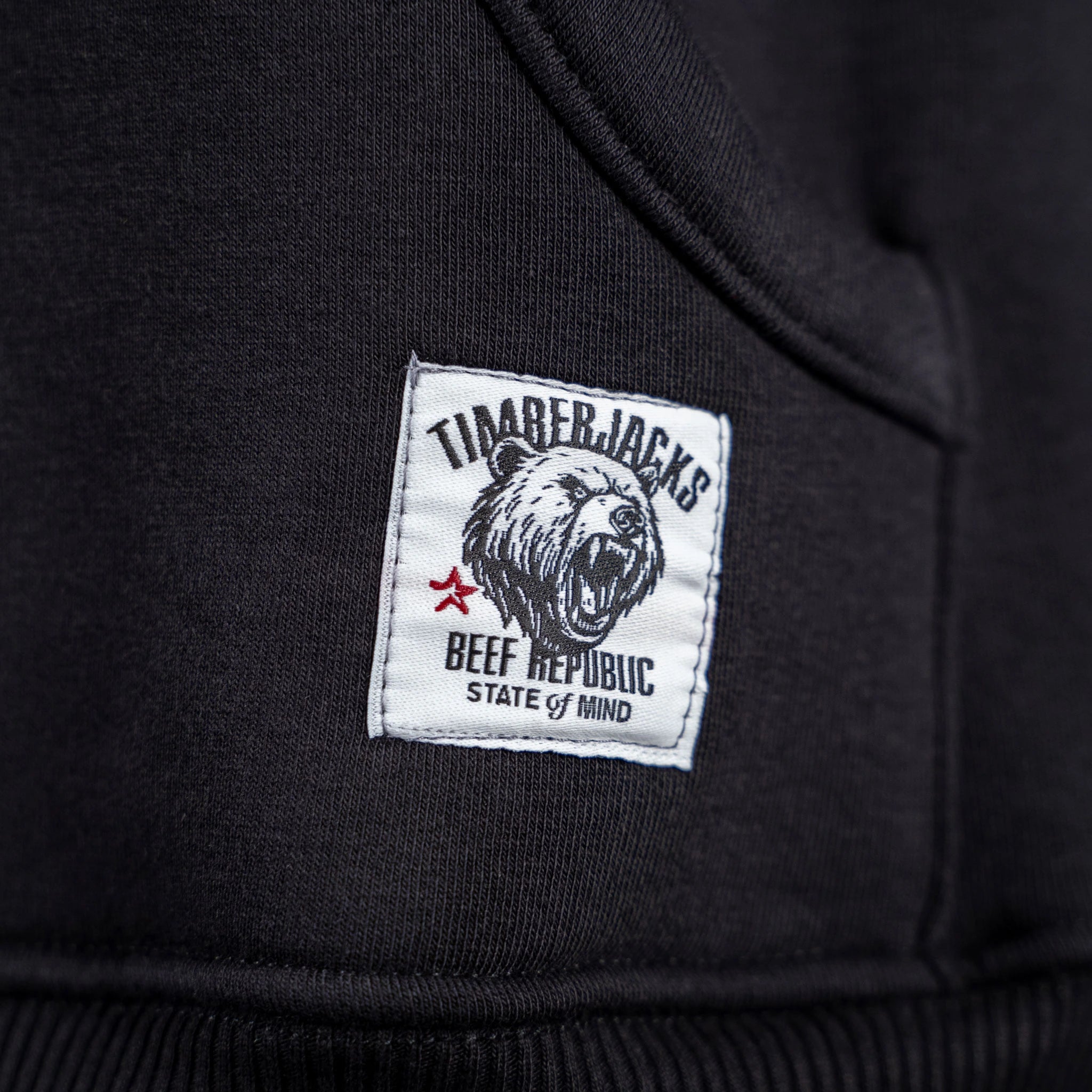 Hoodie Grizzly Black Onyx - timberjacks.store