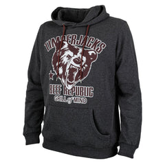 Hoodie Grizzly Charcoal - timberjacks.store