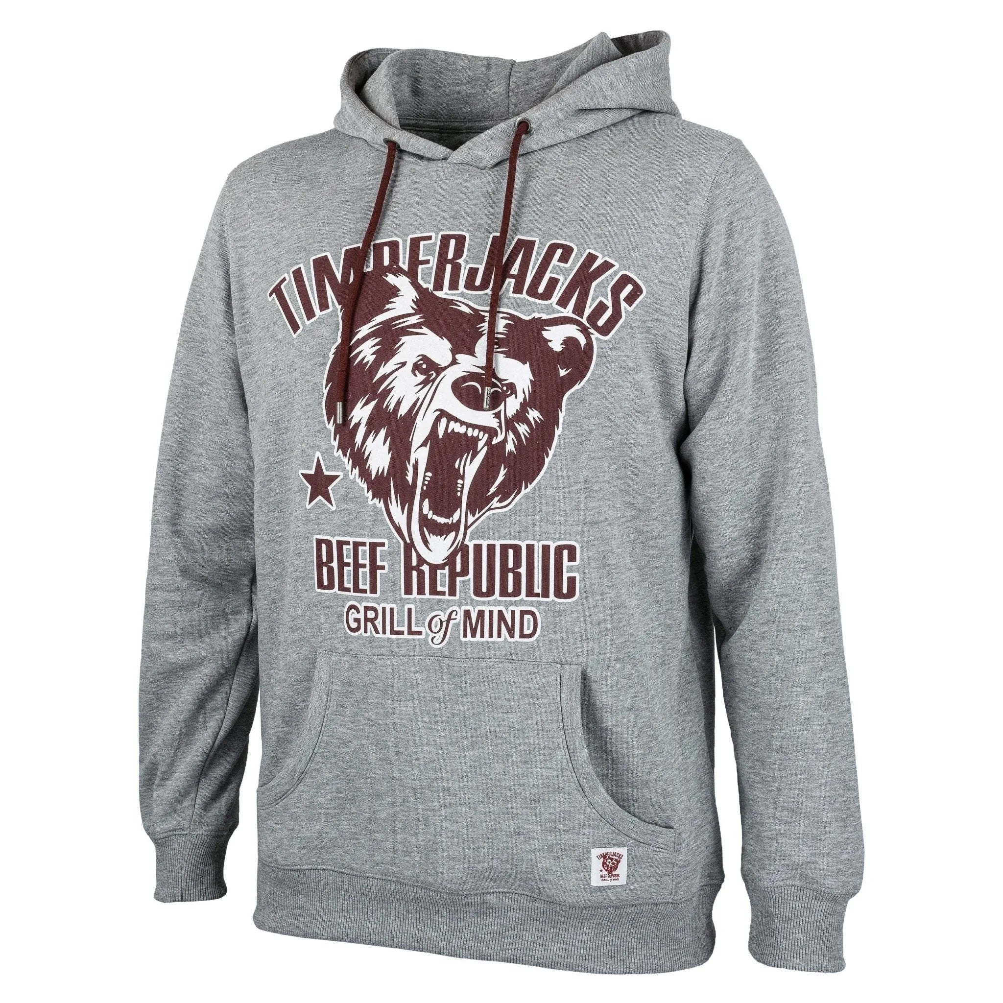 Hoodie Grizzly Grey - timberjacks.store
