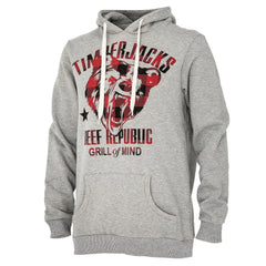 Hoodie Grizzly Grey Check - timberjacks.store