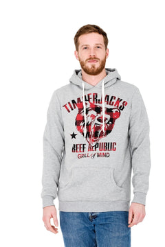 Hoodie Grizzly Grey Check - timberjacks.store
