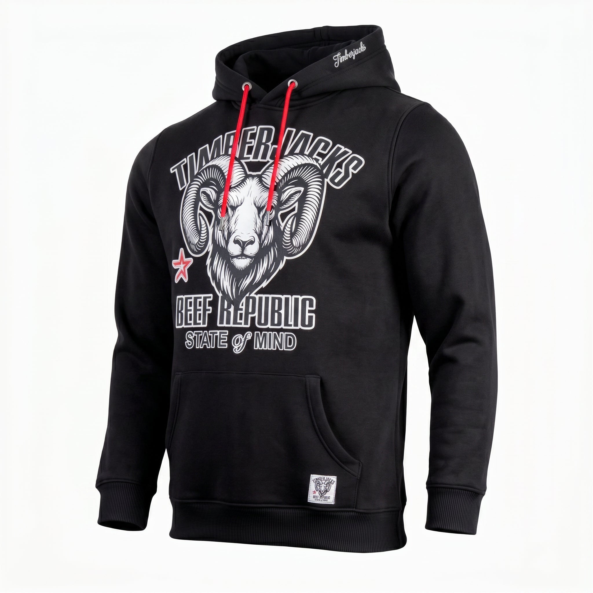 Hoodie Ibex Black Onyx - timberjacks.store