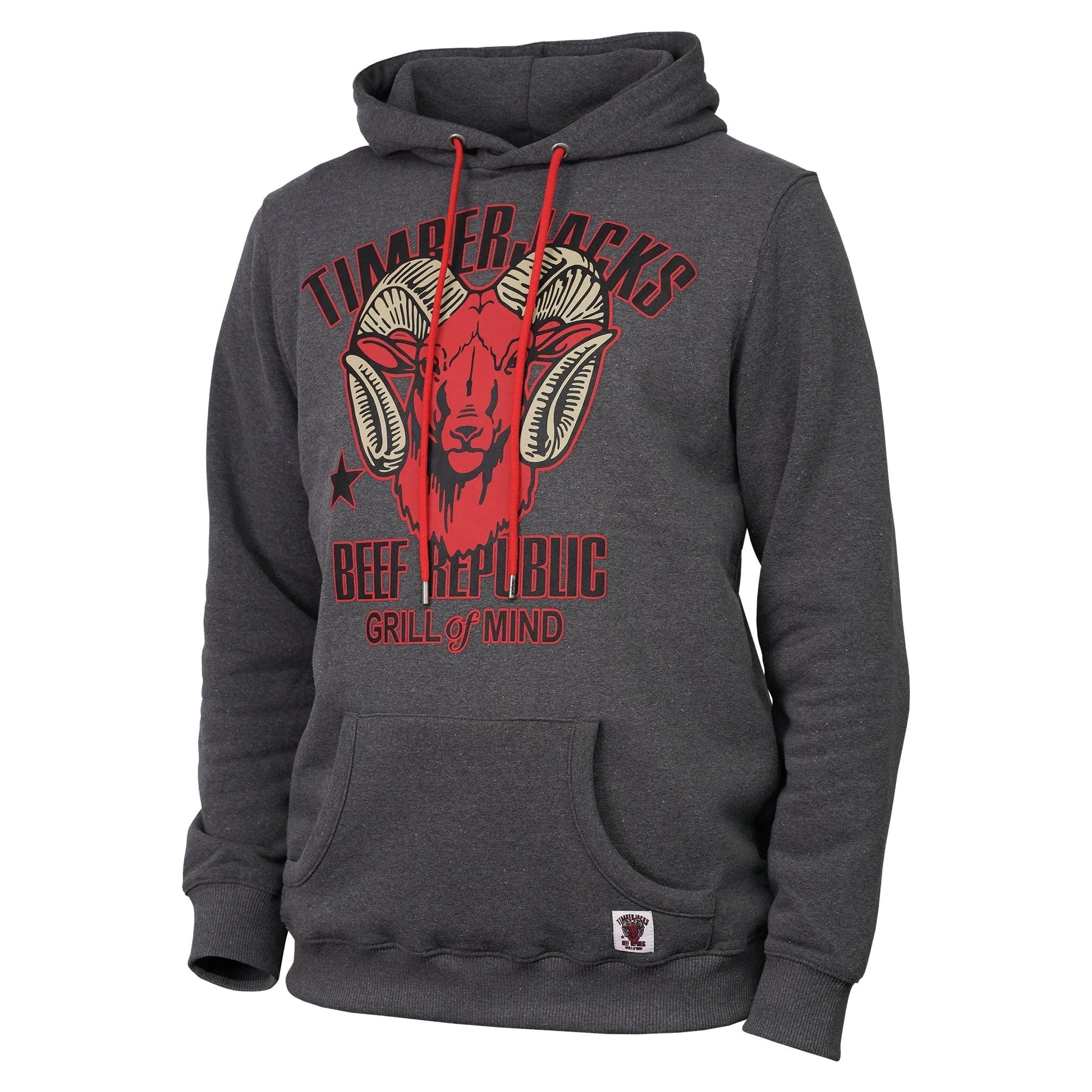 Hoodie Ibex Granit Recycled Cotton - timberjacks.store