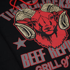 Hoodie Ibex Nero Recycled Cotton - timberjacks.store
