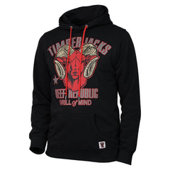 Hoodie Ibex Nero Recycled Cotton - timberjacks.store