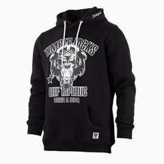 Hoodie Mountain Lion Black Onyx - timberjacks.store