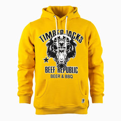 Hoodie Mountain Lion Bumblebee Yellow - timberjacks.store