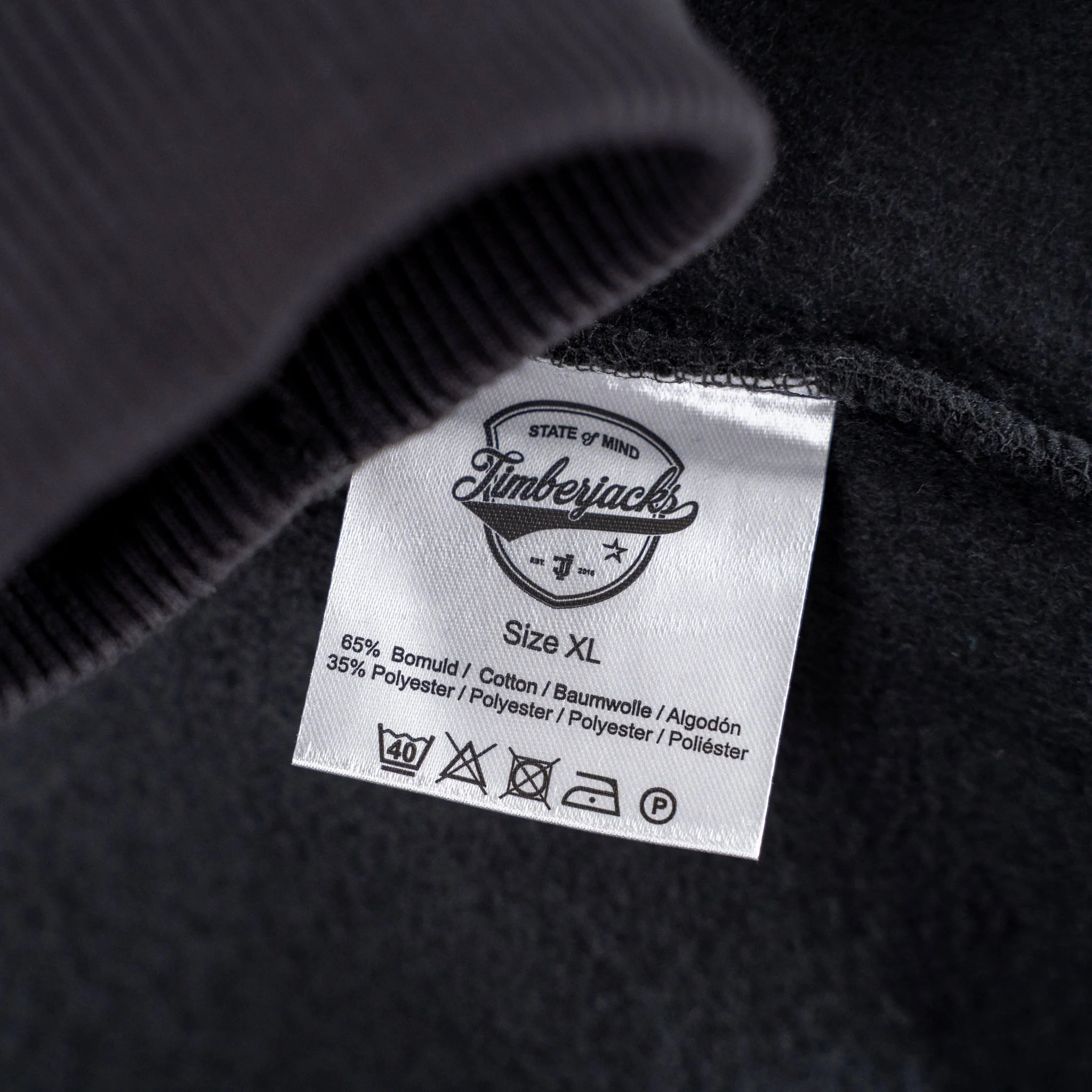 Hoodie Racoon Black Onyx - timberjacks.store