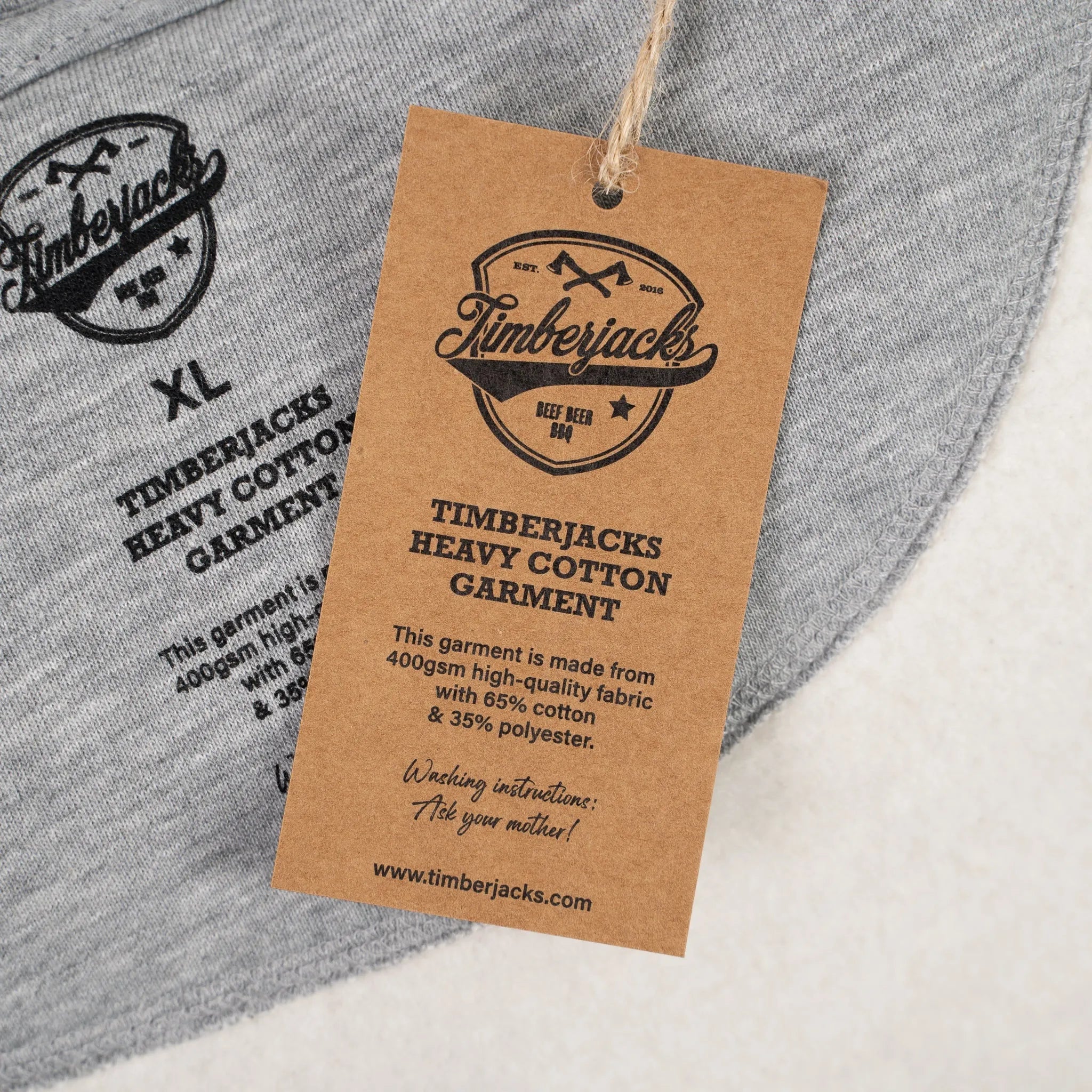 Hoodie Stallion Ash Grey - timberjacks.store