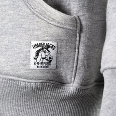 Hoodie Stallion Ash Grey - timberjacks.store