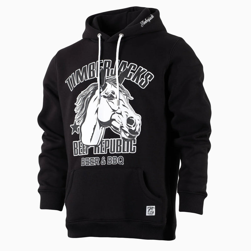 Hoodie Stallion Black Onyx - timberjacks.store
