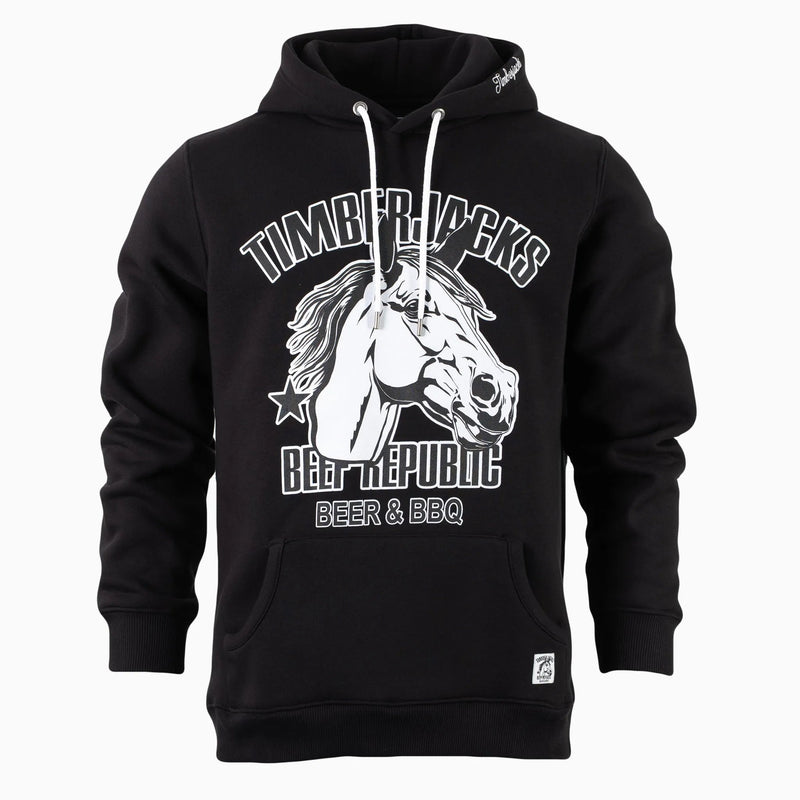Hoodie Stallion Black Onyx - timberjacks.store
