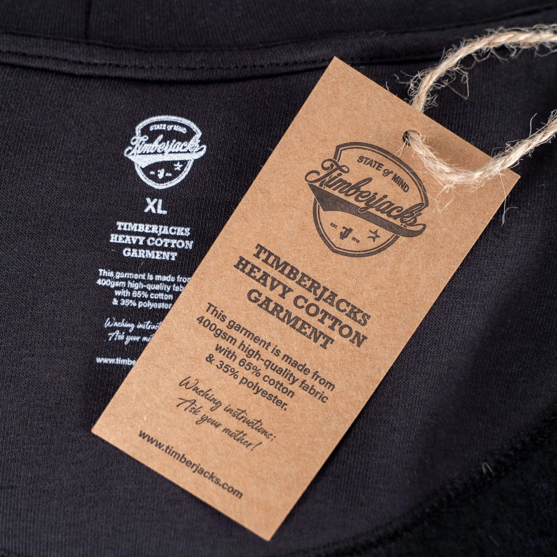 Hoodie Tame The Beast Black Onyx - timberjacks.store