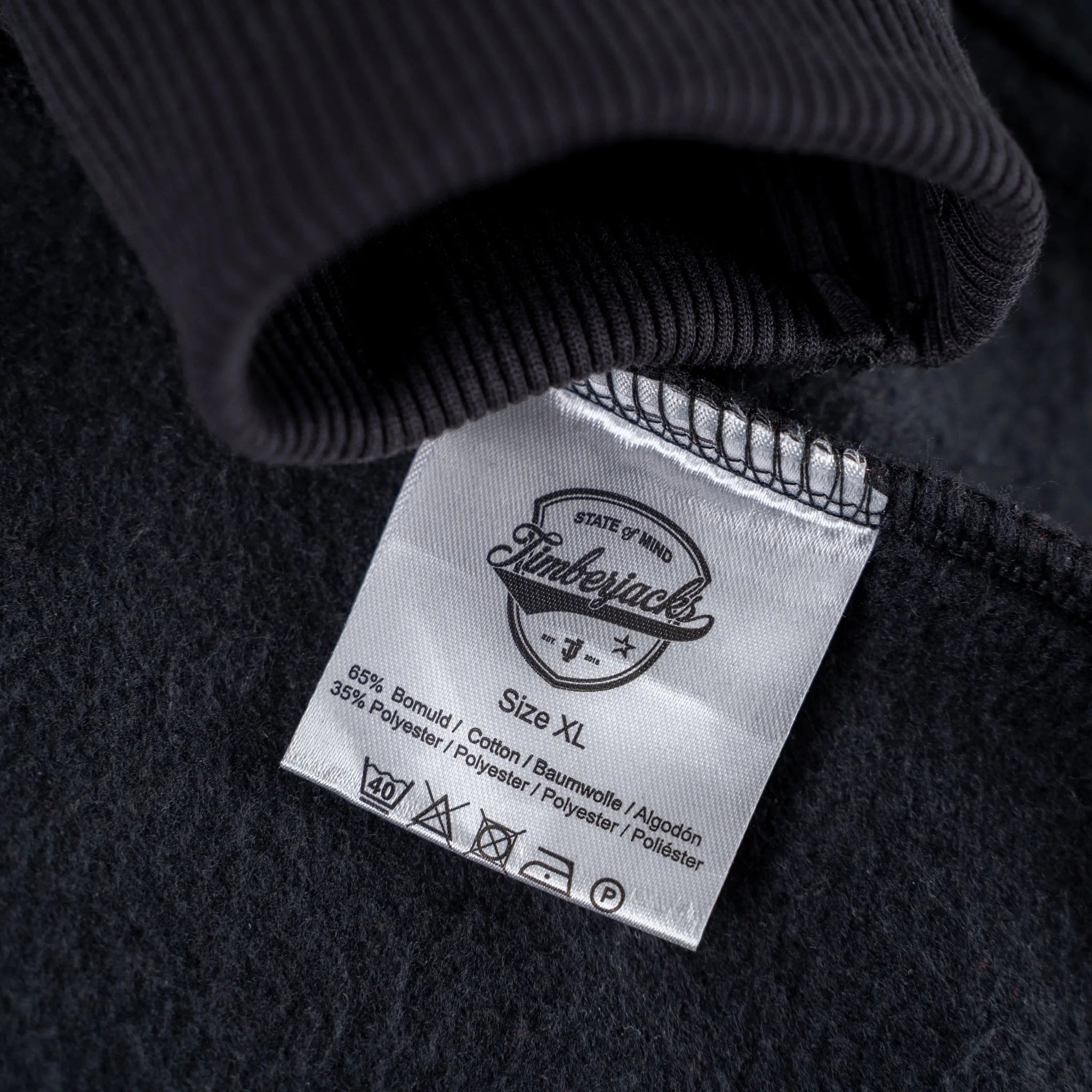 Hoodie Tame The Beast Black Onyx - timberjacks.store