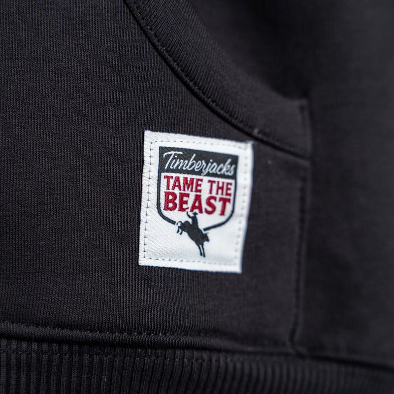 Hoodie Tame The Beast Black Onyx - timberjacks.store
