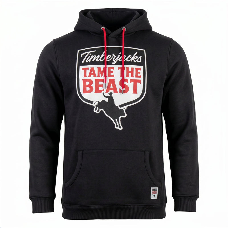 Hoodie Tame The Beast Black Onyx - timberjacks.store