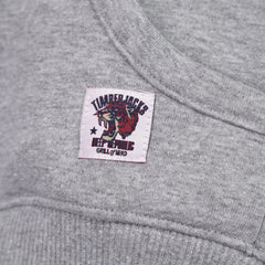 Hoodie Tiger Ash Grey Recycled Cotton - timberjacks.store