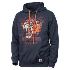 Hoodie Tiger Indigo Recycled Cotton - timberjacks.store