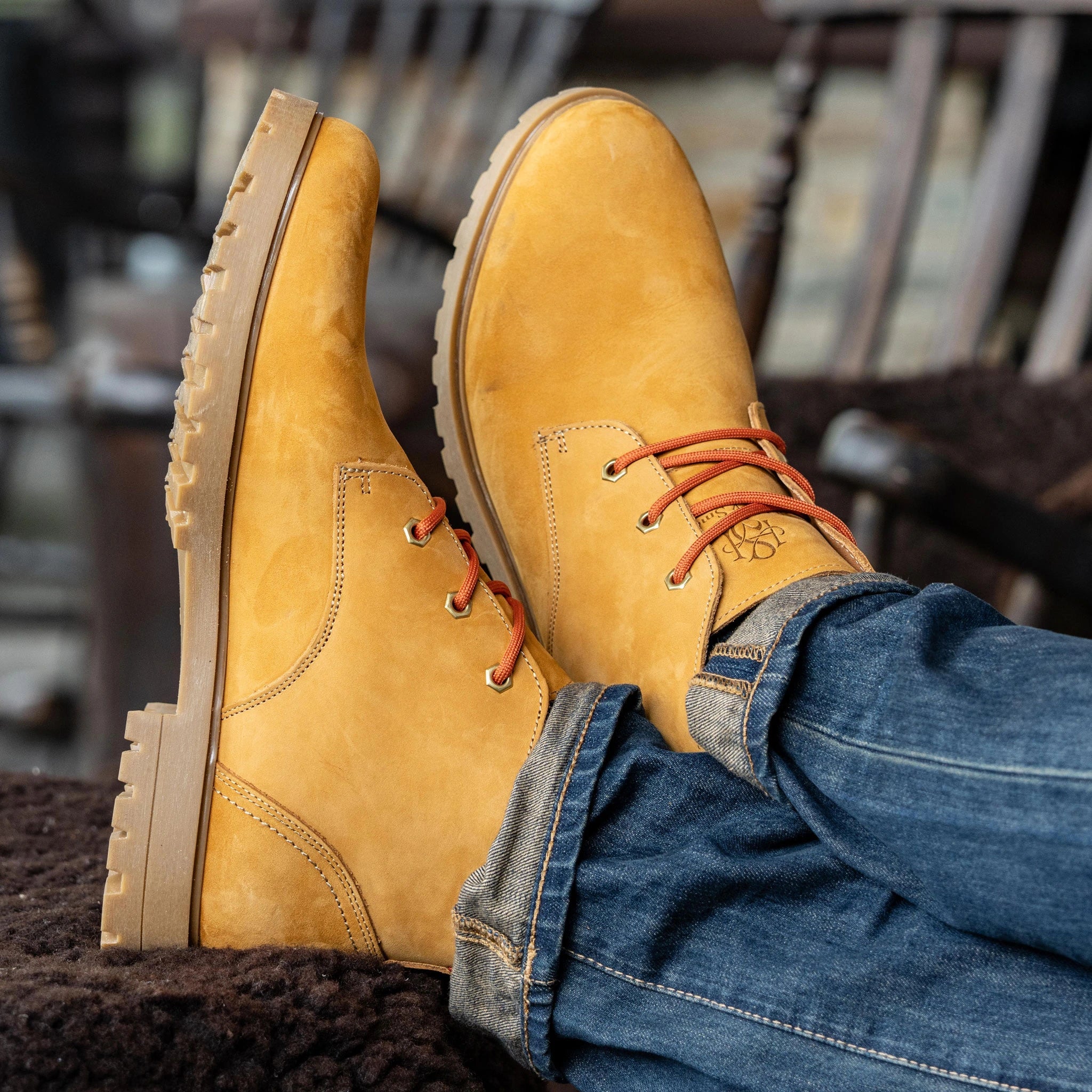 Leather Boot Desert Sand - timberjacks.store