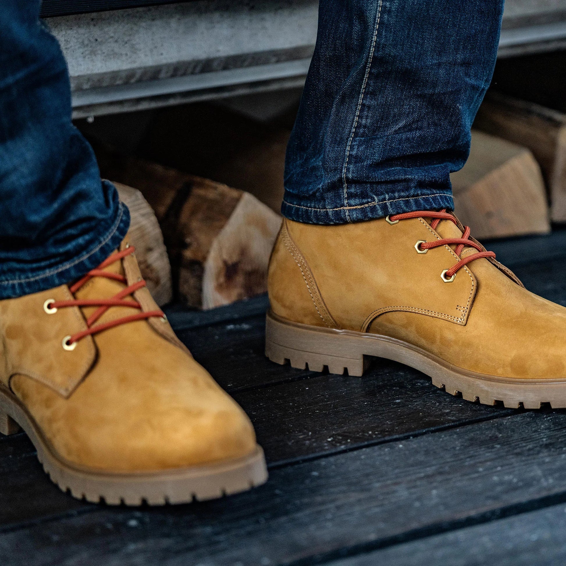 Leather Boot Desert Sand - timberjacks.store