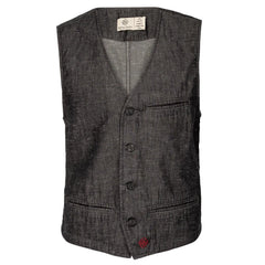 New Gladstone Gilet Grey | Weste - timberjacks.store