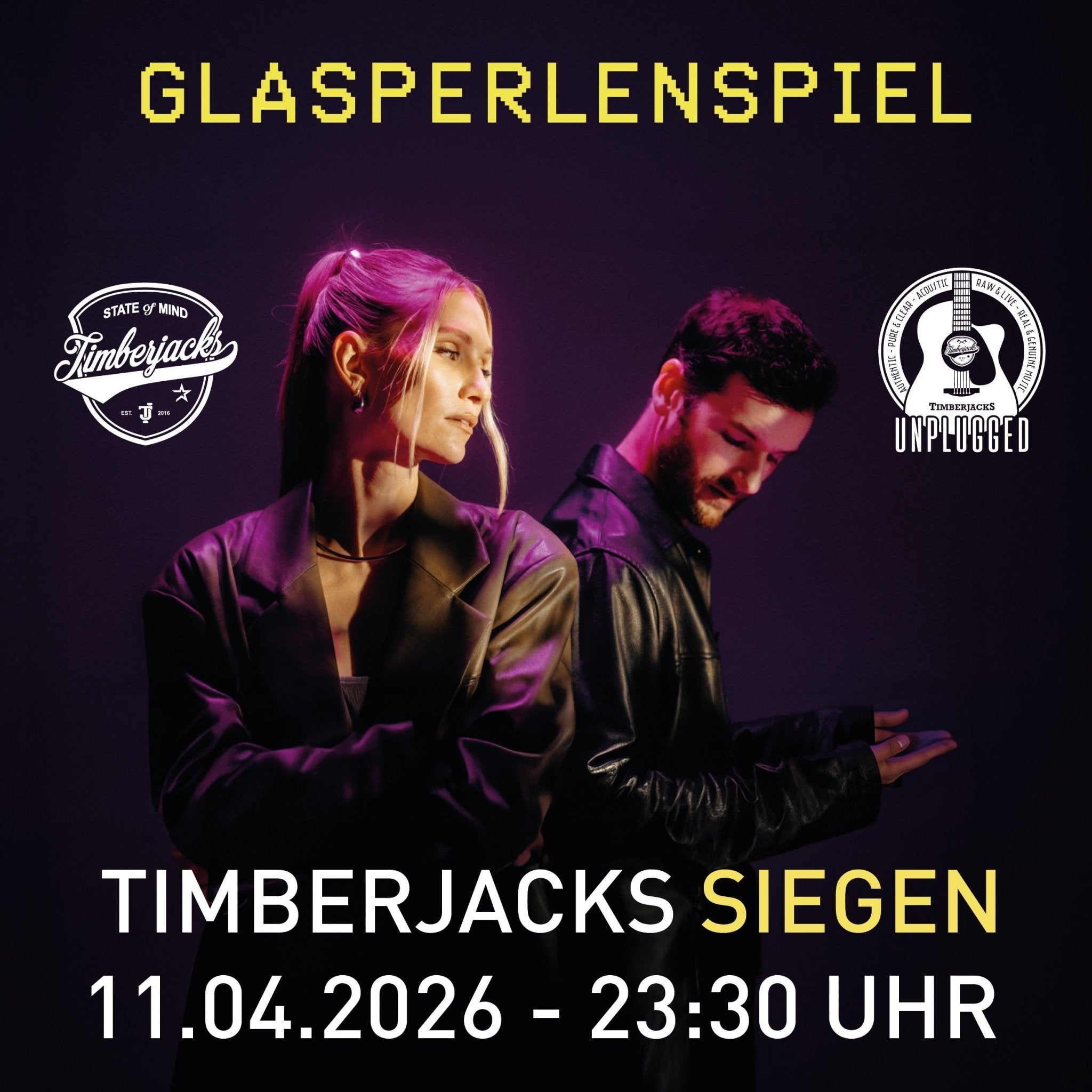 Siegen - Glasperlenspiel - Timberjacks Unplugged - timberjacks.store